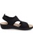 Kadın Sneaker ( Günlük) 55 E71 La Fly Flot Cloth Sandal Black 4