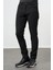 Siyah Esnek 5 Cep Casual Slim Fit 5 Cep Pantolon 1003245161 3