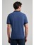 Lacivert Pike Polo Yaka Pamuk Casual Slim Fit Dar Kesim Tişört 1011240155 5