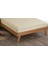 Krem Rengi Naturel Boyasız Ham Kumaştan Lastikli Çarşaf 100 x 200 Süper Pamuk Lüx Coton Yatak Çarşafı 2