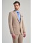 Düz Gabardin Mono Yaka Tam Astar Beli Lastikli Esnek 6 Drop Slim Fit Takım Elbise 1001250155 3