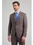 Kendinden Desenli Bez Ayağı Mono Yaka Tam Astar Esnek 6 Drop Slim Fit Takım Elbise 1001250168 2