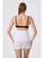 Ekstra Yüksek Bel Göbek Toparlayıcı Mini Boxer Korse, Şekillendirici Şort Beyaz 2