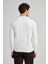 Uzun Kol Düz Örme Bisiklet Yaka Cepsiz Pamuklu Slim Fit Triko 1012245163 5