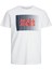 Jjecorp Logo Tee Ss O-Nec Beyaz Erkek Çocuk Kısa Kol T-Shirt 3