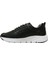 Siyah Beyaz Bağcıklı Anatomik Comfort Casual Sneakers Ayakkabı 3