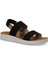 166351.Z5FX Siyah Kadın Comfort Sandalet 2
