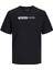 Jjecorp Logo Tee Play Ss Siyah Erkek Kısa Kol T-Shirt 4