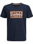 Jjcolton Tee Ss Lacivert Erkek Çocuk Kısa Kol T-Shirt 3
