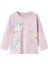 Nmnbarry Nreg Ls Top Pembe Unisex Çocuk Kısa Kol T-Shirt 1