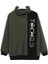 Boğazlı Uzun Kollu Erkek Çocuk Sweatshirt Haki 001-0002001 1