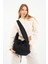 Süet Black Tote Bag / Siyah Çapraz Kullanıma Uygun Süet Kadın Omuz Çantası (50*30) 6