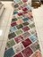 Kabartmalı Halı Dokusunda Jel Kaymaz Taban Yıkanabilir Yumuşak Kesme Yolluk Kalite Patchwork Renkli 2