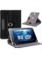 Technopc Ultrapad Ruby L10 10.1" Dönerli Standlı Deri Tablet Kılıfı - Siyah 1