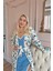 Turkuaz Soft Breeze Exclusive Örme Sabahlıklı Gecelik Kadın Pijama Takımı 3