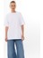 Bayan Basic Süprem Dokuma Relaxed %100 Organik Pamuk Beyaz T-Shirt 2