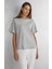 Bayan Basic Süprem Dokuma Relaxed %100 Organik Pamuk Beyaz T-Shirt 1