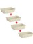 4 Adet Dolap Içi Düzenleyici Kutular 15 x 20 x 5 cm Ikea 4'lü Set Organizer Çekmece Içi Takı Saklama 1