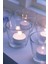 Vera 4 Adet Tealight Mumluk - Drajelik - Kahve Yanı Sunumluk ve Kahvaltı Sunumluğu 4