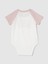 Bebek Pembe Gap Logo Raglan Bodysuit 2