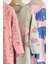 % 100 Pamuklu Pembe Hayvan Desenli 3’lü Tulum Set 3