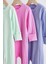 % 100 Pamuklu Yeşil Pembe Mor 3’lü Tulum Set 3