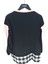 Settimo-Lsk Pudra Bisiklet Yaka Etiket Baskılı Ekose Sweatshirt Oversize 2