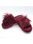 Bordo Peluş Ev Terliği 1
