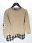 Settimo-Lsk Bej Ekose Detay Aksesuarlı Sweatshirt 3