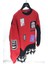 Settimo-Lsk Kırmızı Bisiklet Yaka Etiket Baskılı Ekose Sweatshirt Oversize 1