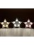 . - Dekoratif Simli Yıldız LED Lamba - 5 LED Işıklı (3 Renk Seçeneği) Piller Dahildir - 1 Adet 4