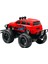 Uzaktan Kumandalı Şarjlı Offroad Rock Crawler Işıklı Araba 4x2 Motor 15 Km/h Hız Yapan Oyuncak Büyük Jeep 2