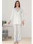 Ekru Hamile Lohusa Pijama Takımı 1
