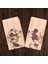 Mickey Mouse ve Minnie Mouse Desenli Ahşap Tuzluk/biberlik Set 1