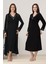 Siyah Sabahlıklı Hamile Lohusa Gecelik Takım 1