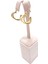 Çelik Küpe Yarım Kalp Motifli 3'lü 2.5 cm Genişlik 2.5 cm Uzunluk Altın Sarısı (Gold) 2