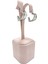 Çelik Küpe Yarım Kalp Motifli 3'lü 2.5 cm Genişlik 2.5 cm Uzunluk Gümüş (Silver) 2