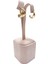 Çelik Küpe Burgu Motifli 3'lü Yarım Halkalı 1 cm Genişlik 2 cm Uzunluk Altın Sarısı (Gold) 2