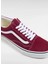 VN000CR5ZCF1-OLD Skool Bordo Kadın Deri Lifestyle Ayakkabı 3