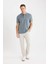 %100 Pamuk Regular Fit Polo Yaka Kısa Kollu Basic Düz Pike Kumaş Tişört C1293AX25SP 2