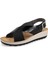 Kadın Sandalet 42 G61 3c Fly Flot Synthetıc Sandal Black 1