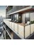 90CM Yükseklikliler Krem Pvc Su Geçirmez Balkon Demiri Korkuluk Çit Branda 1
