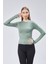 Basic Bisiklet Yaka Uzun Kollu Slim Fit Kadın Body T-Shirt 3