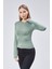 Basic Bisiklet Yaka Uzun Kollu Slim Fit Kadın Body T-Shirt 4
