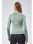 Basic Bisiklet Yaka Uzun Kollu Slim Fit Kadın Body T-Shirt 5