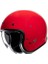 V31 Yarım Motosiklet Kaskı Derin Kırmızı 1