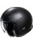 V31 Yarım Motosiklet Kaskı Mat Siyah 1