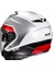 I31 Tevis MC1SF Yarım Motosiklet Kaskı Beyaz Kırmızı 3