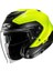 I31 Tevis MC3HSF Yarım Motosiklet Kaskı Mat Siyah Neon 1