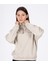 %100 Pamuk Oversize Yüksek Yakalı Furmuarlı Silva Sweatshirt 2